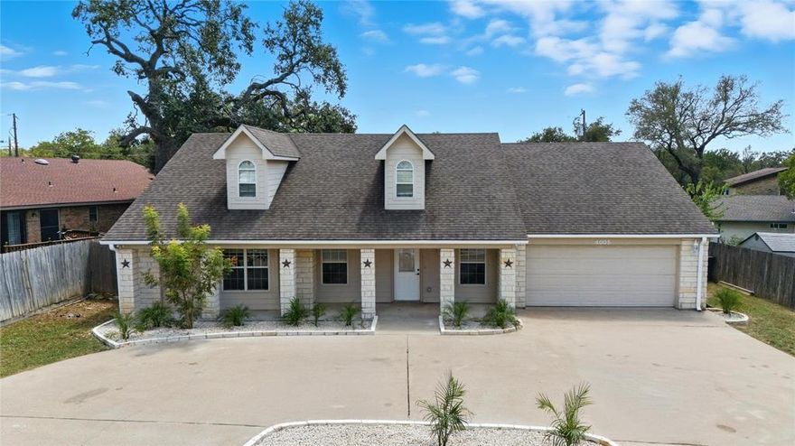 Welcome to this beautifully updated home in Southern Oaks! With 3 bedrooms, 2 bathrooms, and over 2,300 square feet, this home offers flexible living and thoughtful upgrades throughout. The open-concept design highlights vaulted ceilings and a dramatic stone fireplace, while the fully renovated kitchen boasts quartz countertops, new appliances, and modern fixtures.

Upstairs, two versatile rooms are perfect for a media space, playroom, or home office. A heated and cooled enclosed porch provides year-round enjoyment with views of the spacious backyard featuring mature trees, a rock garden, and a hot tub. Bathrooms have been refinished with quartz counters, stone accents, and rainfall shower heads.

Outside, professional landscaping with 15 palms, stone flowerbeds, and a new sprinkler system enhances curb appeal. A circular driveway and two-car garage add convenience, while the home’s upgrades—including a new roof and modern fixtures—make it move-in ready.

Bonus: The seller is a lender-paid 2-1 buy down—helping you save on your monthly payments!