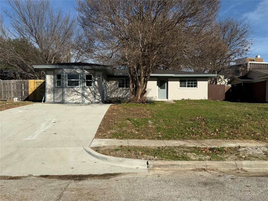 Beautifully fully remodeled 4-bedroom, 2-bath home in a prime location! Enjoy easy access to Hwy 183, with shopping centers, dining, and entertainment just minutes away. This spacious, open-concept home features a large primary bedroom and generously sized secondary bedrooms. The large backyard offers plenty of space for outdoor living, entertaining, or future possibilities. Modern updates throughout make this home truly move-in ready—combining comfort, style, and convenience.