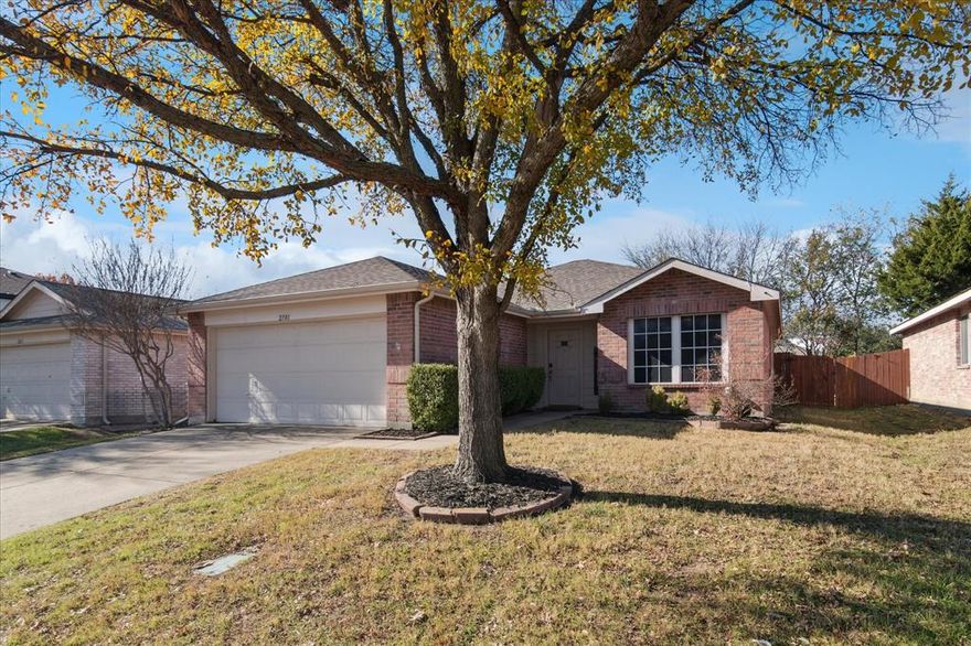 PRICED BELOW MARKET FOR A QUICK SALE. Welcome to this charming 3-bedroom, 2-bathroom single-family home, complete with a spacious 2-car garage, nestled just minutes from the vibrant Historic Downtown McKinney. Here, you'll enjoy effortless access to a delightful array of restaurants, shops, and entertainment options, blending suburban serenity with urban convenience.Step inside to discover an inviting open-concept layout where the kitchen seamlessly flows into an ample-sized living room, perfect for family gatherings or entertaining guests. The kitchen boasts a convenient breakfast bar, ideal for casual meals or morning coffee, while modern appliances and ample counter space make it a joy for any home chef.Privacy is paramount in this thoughtful design—all three bedrooms are thoughtfully positioned on the opposite side of the home, ensuring a peaceful retreat for everyone. The primary suite offers a tranquil escape with its own en-suite bathroom, while the additional bedrooms provide flexibility for guests, a home office, or growing family needs.Outside, unwind under the covered patio, a shaded oasis for al fresco dining or simply relaxing in the fresh air. With its prime location and comfortable features, this home is ready to welcome you—schedule a viewing today!