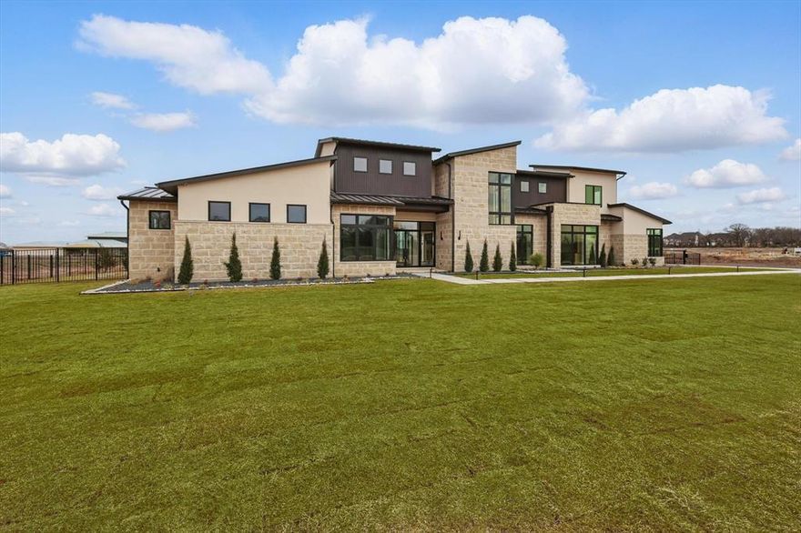 Discover the epitome of luxury living in Bartonville’s exclusive community, Eagle Ridge, where every detail reflects unparalleled elegance. This 2025 Completion New Build has a Pool & is designed by Lingenfelter Luxury Homes! Impressive home features outdoor living w-fireplace & kitchen, inside it’s impeccable w-a Private Primary Suite, Secluded 1st floor Guest Suite, Grotto, Wine & Whiskey Rm, Chef's Kitchen, Multiple Dining areas, Spacious Living, Mud Rm + Utility, Library + Separate Study, Upstairs Loft + 3 split bedrooms all w-ensuite baths + enjoy a huge gym! Embrace a lifestyle enriched by lavish community amenities, such as scenic ponds, ideal for relaxation or recreation. Families will appreciate the prestigious Argyle ISD & Liberty Christian School, ensuring exceptional education opportunities. With the option to accommodate horses, this enclave promises a bespoke living experience tailored to discerning tastes. Create your legacy in Bartonville’s most sought-after community!