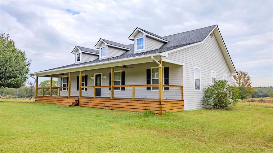 UPDATED FARMHOUSE WITH MODERN COMFORT & SPACIOUS YARD!! Welcome to this beautifully updated 3-2 bath farmhouse with 1,740 sq ft of living space, a dedicated office (convertible to a bedroom), and a 2-car garage (potential for additional living space). Enjoy a welcoming front porch, bright open living room with a cozy fireplace and French doors opening to a spacious backyard perfect for gatherings, play or outdoor hobbies. The kitchen features ample cabinets, generous counters and a breakfast bar flowing into the dining area. The primary suite includes dual sinks, full bath and a walk-in closet. Two additional bedrooms have built- in closets racks. Laundry is conveniently located near the garage. Extra storage, fenced dog run, chicken coop, and separate storage buildings complete this charming home near the Winnsboro schools, shopping and dining.