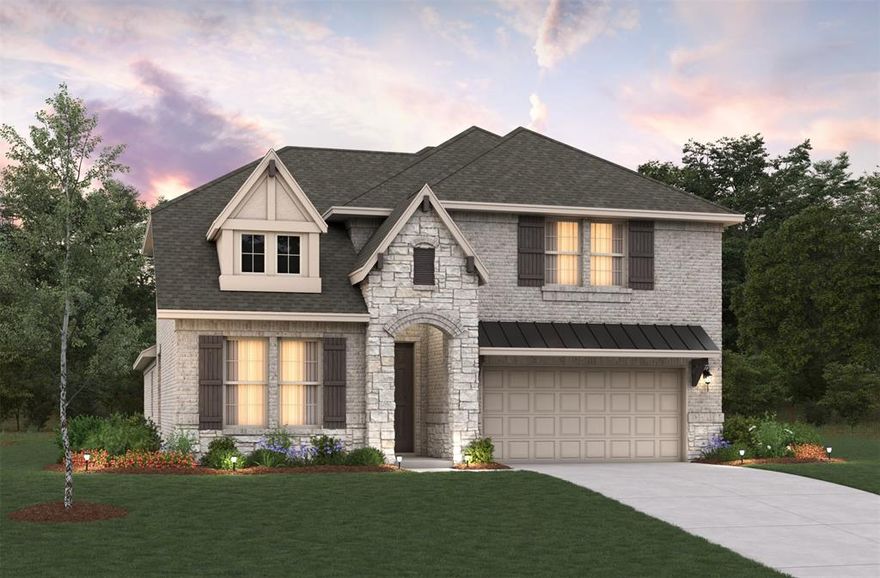 Welcome home to the Summerfield—a beautifully designed Beazer Home where style meets comfort. From the moment you step inside, soaring ceilings and a breathtaking curved staircase set the tone for a home that’s both stunning and inviting. This 4 bedroom, 3 bathroom home features a study, game room, and a covered patio, all situated on an east-facing homesite. The first-floor guest suite offers a warm welcome to visitors, while the thoughtfully designed layout ensures space for every part of your life.

Designed with the latest trends in mind, this home showcases quartz countertops, rich hardwood flooring, and striking 42-inch linen cabinetry. 

Every Beazer home is certified by the Department of Energy as a Zero Energy Ready Home, designed for superior energy efficiency and healthier indoor air quality with Indoor airPLUS. This solar-ready home is built with durable 2x6 exterior walls and spray foam insulation, achieving an impressive average HERS score of 39.

Goodland in Midlothian ISD offers an exceptional lifestyle with two resort-style amenity centers featuring pools, a catch-and-release fishing pond, an event lawn, a clubhouse, walking trails, and playgrounds. Students will benefit from the future on-site elementary school, making daily routines even more convenient. With easy access to Hwy 287 and 360, you'll be just minutes from an array of shopping and dining options. At Goodland, modern amenities and a prime location come together to create the perfect place to call home.

Estimated completion: July 2026