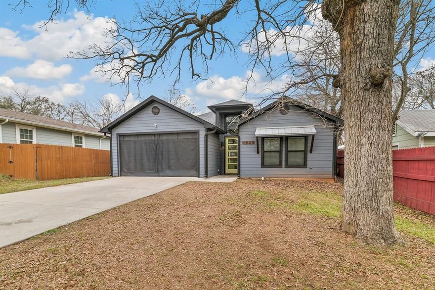 Beautiful 3 bedroom, 2 bath home with a 2 car garage located just minutes from historic downtown Denison. This thoughtfully designed home features an open-concept layout with high-end finishes throughout, including quartz countertops, 9 foot ceilings, and recessed lighting.

The modern kitchen flows seamlessly into the living and dining areas, creating a bright and inviting space perfect for entertaining. Durable dyed concrete floors with a 2 part epoxy finish provide a sleek look while eliminating the maintenance typically required with traditional stained concrete flooring.

Energy efficiency and comfort were top priorities in this build. The home features LED lighting, an oversized AC unit for optimal cooling, gas heating, and a gas water heater. The insulated garage door helps maintain interior temperature and improve energy efficiency.

Additional upgrades include rain gutters and a storage shed for extra convenience.

Enjoy modern construction, quality finishes, and a prime location close to dining, shopping, and everything downtown Denison has to offer.