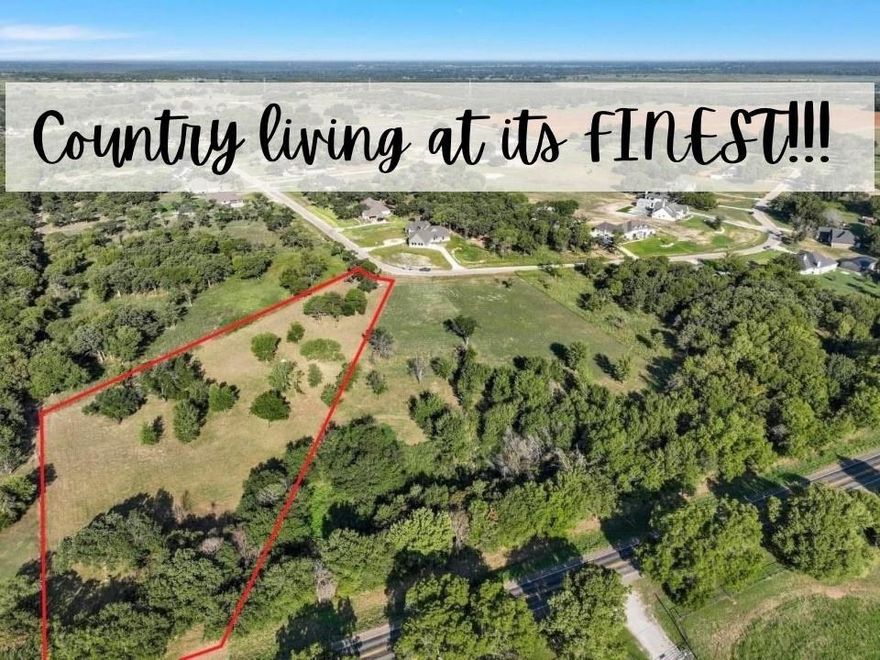 Welcome home to 237 Greene Road in the newly developed community of Cartwright Ranch. Sitting in the heart of Weatherford TX, less than 2 minutes from the Brazos River and less than 15 minutes from all your shopping and dining needs, this beautiful 2.912 acre lot with beautiful mature tress is just waiting for its new owners. Build now or build later, the choice is up to you, but the possibilities are endless considering there is NO HOA. The well and septic will need to be installed by the new purchaser and electricity has been recently installed throughout the community. Have a custom builder in mind? Bring them out and let your imagination run wild. This property has so much potential you're not going to want to miss out on this opportunity to make all your custom home dreams come true.