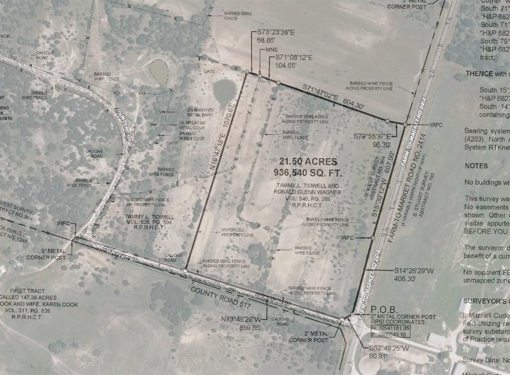 W M West Survey Abst. No. 964 - Land