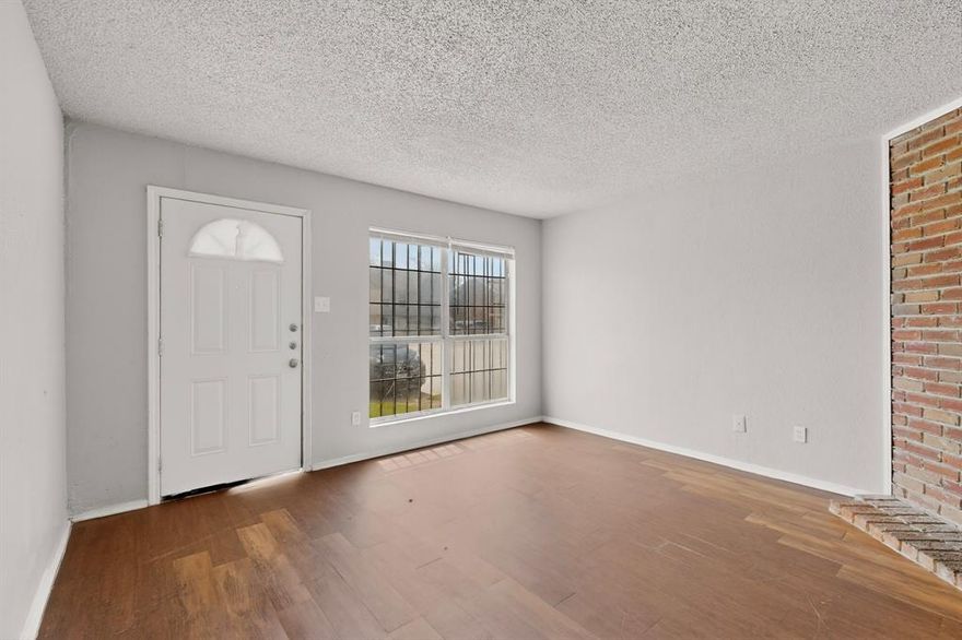 Two Bedroom, Two Bath townhouse 20 minutes from Downtown Dallas, 5 minutes to Mesquite, and 5 minutes to Pleasant Grove. The unit includes a half bath downstairs, and the full bath and both bedrooms upstairs. The unit is well maintained, will work for an owner occupant or can provide income as an income property. Hablo Español. Buyer and or Buyers Broker to verify all specifcations including, but not limited to, schools, measurements, livable area, zoning. Listing Broker will not be held responsible for any inaccuracies. Information deemed reliable, but not guaranteed.