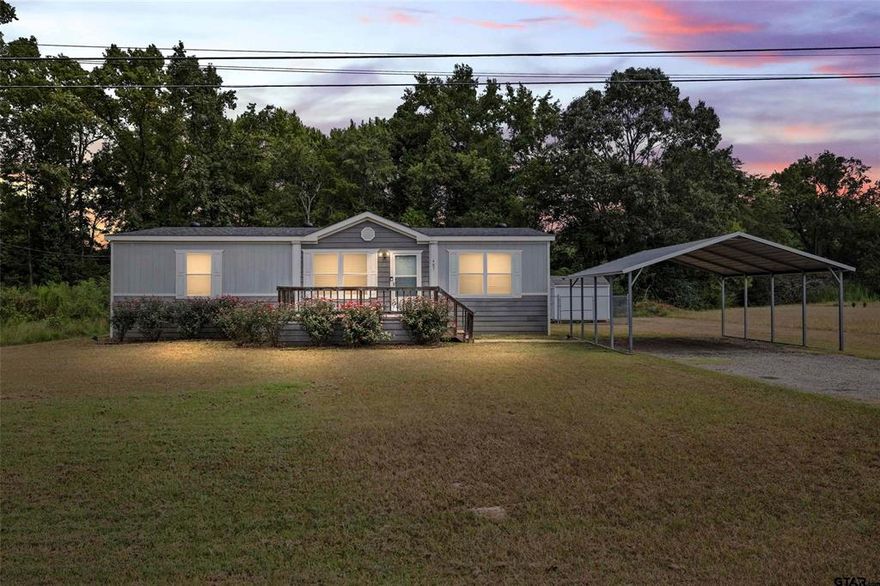 Welcome to this charming 3 bedroom, 2 bathroom home in Lakewood Subdivision located in Bullard, TX. Situated on a peaceful, relaxing lot, this property offers both comfort and convenience. Inside, you'll find an inviting open floor plan with a spacious living area that flows seamlessly into the kitchen and dining spaces, perfect for everyday living or entertaining guests. The primary suite is thoughtfully separated from the other two bedrooms, offering privacy and a true retreat. Outside, enjoy the fenced in backyard that's ideal for kids, pets, or simply relaxing outdoors. A carport adds extra convenience, completing this well rounded home. Whether you're searching for your first home, a place to downsize, or a weekend getaway, this home is ready to welcome you!