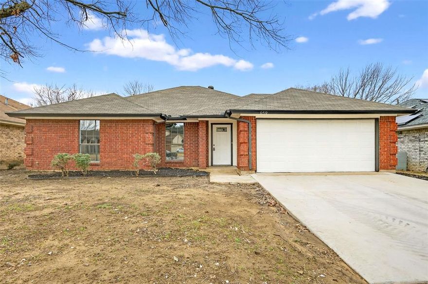 Welcome to this beautifully renovated 3-bedroom, 2-bath home, perfectly situated in a well-established and friendly neighborhood. Step inside to a fresh, modern interior featuring brand-new paint and texture inside and out, new flooring, updated baseboards, and elegant crown molding throughout. The fully updated kitchen shines with new cabinets, stone countertops, and brand-new appliances including a range, dishwasher, and microwave. Both bathrooms have been completely refreshed with new tile, toilets, and stylish vanities, complemented by granite countertops. Additional upgrades include new light fixtures throughout and a new back fence, enhancing both comfort and curb appeal. Outside, the spacious backyard is perfect for entertaining, relaxing, or creating your ideal outdoor living space. This home is truly move-in ready! Ideal for a first-time buyer ready to plant roots or an investor seeking a turnkey opportunity, this home offers the perfect blend of location, style, and peace of mind.