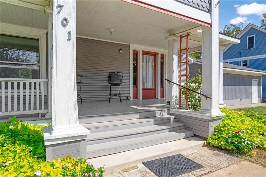 Step back in time with this Victorian-era residence built circa 1900, prominently located on historic East Main Street in Whitesboro. More than a home, it is a piece of the town’s story, showcasing the craftsmanship and architectural grace that defined the turn of the century. The wide covered porch offers a welcoming first impression, leading into a home filled with character—soaring ceilings, original pocket doors, hardwood floors, and elegant details that whisper of a bygone era. Light streams through tall windows, illuminating spacious rooms that flow easily from one to the next. The design balances grandeur with comfort, creating inviting spaces for both entertaining and everyday living. Unique nooks and alcoves provide opportunities for quiet retreats, reading corners, or artistic displays, while the enclosed upstairs sunroom invites you to slow down and savor morning coffee or neighborhood views. The fine woodwork and thoughtful built-ins reflect the enduring quality of a home that has been lovingly preserved across generations. A private studio suite with kitchenette and full bath extends the property’s versatility, making it ideal for multi-generational living, guest accommodations, or a dedicated office. This thoughtful addition blends seamlessly with the main residence while offering independence and flexibility.
Set along one of Whitesboro’s most historic corridors, the property is surrounded by character homes and lies just minutes from downtown shops, dining, and community gatherings. It offers the rare combination of small-town warmth, walkable convenience, and architectural heritage. Here, history and lifestyle converge, creating a home that is as functional today as it is rich in story.