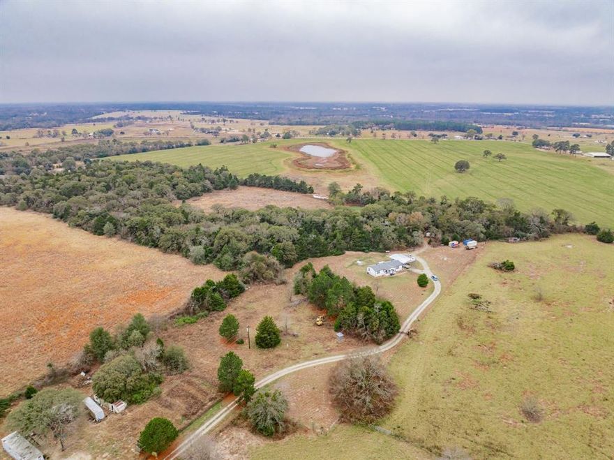 Privately nestled down a long driveway on 6.544 wooded acres, this secluded Canton retreat welcomes you with an open floorplan and a living room filled with natural light from oversized windows highlighting engineered hardwood floors. The kitchen offers abundant wood cabinets, generous counterspace, and a gas cooktop, flowing easily into the dining area. A dedicated laundry room designed for organization enhances the home’s functionality. The ensuite primary bedroom features a large walk-in shower, while the accommodating additional bedrooms include spacious closets. Outside, a covered back porch overlooks peaceful forestland, complemented by covered parking, a tankless water heater, a private well with a spray-foamed heated wellhouse, and a 28' x 42' spray-foamed shop with standard and oversized roll-up doors, idealyou’re your equipment, hobbies, or storage. About an hour from both Dallas and Tyler with quick access to I-20, this property places you near Canton’s world-famous First Monday Trade Days, local restaurants, parks, and the small-town charm residents love. Opportunities with this level of privacy and acreage rarely come to market, so schedule your tour today. Proudly Claim Your Piece of Texas!