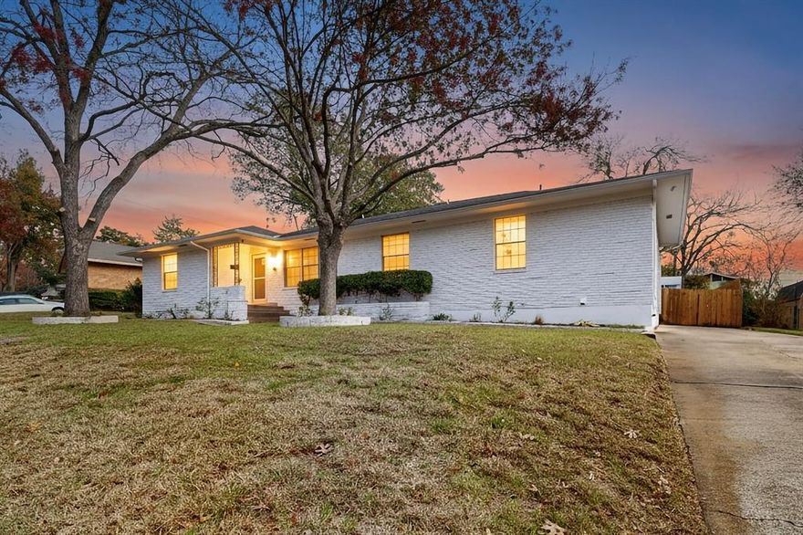 Welcome to 514 W Ridgewood Drive! A warm, inviting, and updated ranch home located in the heart of Garland. This beautifully renovated home features 4 bedrooms and 2.5 bath, coupled with an open, flexible layout, natural light, and an oversized backyard perfect for play, pets, and gardening. 
Inside, you’ll find thoughtfully updated terracotta and hard wood flooring, fresh paint, and a spacious living area that flows easily into the dining room and kitchen - ideal for gatherings or quiet evenings at home. The bedrooms offer comfortable proportions, generous closet space, and a serene feel throughout. The bathrooms are updated with handcrafted ceramic flooring and the 2023 kitchen has up to date modern cabinets and stainless steel appliances. The secondary living space or potential primary suite has new lifeproof chevron flooring and plenty of useful closet space. The backyard is a true standout, primed with a private playground, fully fenced and a covered patio with a potential for building your dream deck. This home offers an exceptional blend of indoor and outdoor living—perfect for relaxing, entertaining, or bringing your own vision to life in a yard that’s ready for anything.
Located minutes from cool, downtown Garland. Stay close to nationally awarded schools, natural parks, but just minutes away from major highways. This home offers convenience, comfort, and room to grow. A wonderful opportunity for anyone seeking value and space in a welcoming neighborhood.
Homes like this don’t come available often - schedule your showing today!