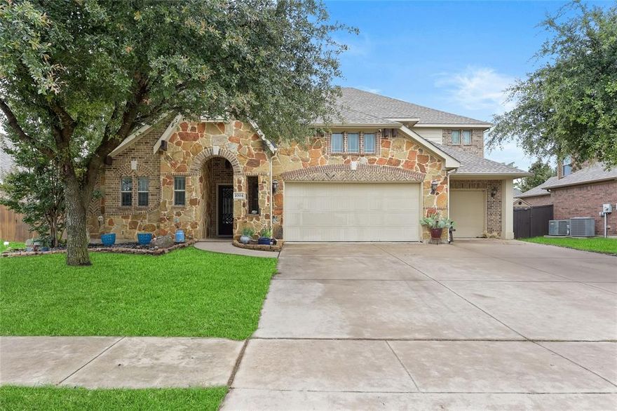 New Price improvement!! Motivated sellers are ready to get this sold. Bring all offers! Highly sought after Burleson's Plantation Community is family friendly with great amenities including Pool and plenty of walking trails. The moment you walk into the foyer from the Stone front porch, you will find a beautiful Wrought Iron door, wall art niches to display your collections, hand scrapped hardwood floors throughout the main floor, leading to the lovely dining & main Living room with soaring ceilings and plenty of light. Main floor features a home office, or 5th bedroom along with 2 more bedroom with a full bathroom between them. Fresh new carpet throughout. 2 entries from the garage lead to the Mud or & Laundry room, with lots of storage & organized drop zone for everyone's stuff when you get home. There's a 2 pc Powder room. The huge kitchen has newer appliances, an abundance of newly painted cabinets & storage, granite counter tops, walk in pantry. Kitchen island with prep area for multiple chefs, & a breakfast bar. The eat in kitchen can accommodate large family gatherings & plenty of space to entertain, indoors & out.. The rear patio is covered with a she-he shed that has extra storage area on both sides of the center area of the cabana. The yard is large enough for a private hot tub area, or playground for the kids & pets. Primary bedroom has room for a seating area, leading to oversized Primary ensuite with separate tub and shower, walk in closets, private water closet and a Linen closet. Upper floor has a bedroom, full bath, family-game room & a separate Media room. Attic access is through a door in media room with plenty of storage space for all your needs. Close to shopping, entertainment and restaurants. Easy commute to Fort Worth or Dallas. Great schools are all near by in this community. Additional seller concessions towards buyers closing costs with strong offer, if closing is before Sept 30th 2025.