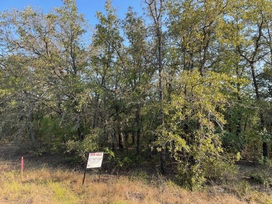 Beautifully wooded lot, ready to build your dream home with the builder of your choice.; minimum 1200 square ft.   This beautiful site is only minutes to Lake Bridgeport, is  in the city limits and has city water and sewer.  Lots of trees and shade, ready for your evening ice tea on the patio!!!