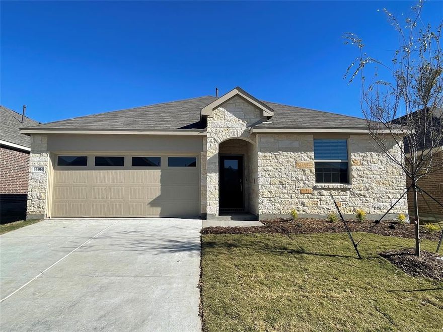 Looks like new, get the home you want and the value you deserve. Make this modern home in highly sought after Sendera Ranch in Northwest ISD. This home offers 4 bedroom and 2 bathrooms and one dining room located in beautiful place. A modern kitchen with updated cabinets and offer plenty of counter-space. Home has 2 car garage, covered patio for entertaining, Split bedroom floor plan and 2-inch blinds. Community Park, splash pads, 3- pools, greenbelts, jogging paths and playgrounds. Home has NEST Ring for the door bell and garage door. Highly ranked Northwest ISD, Elementary and Middle school are in the community.