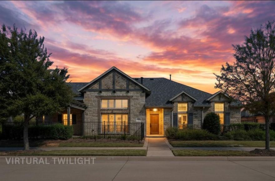 A VIRIDIAN MUST SEE   Beautiful 3-2 townhome on a premium corner lot. Many custom elements blending upscale finishes and timeless design to enhance the sunlit, open flow and thoughtful layout. The polished marble fireplace is truly a piece of art. Well-appointed chef’s kitchen boasts a large island with sitting bar, stainless steel gas appliances, custom cabinetry, and generous counter space  ideal for everyday comfort and entertaining. The spacious primary suite offers a spa-like ensuite and walk-in closet, while the secondary bedrooms provide flexibility for guests or a home office. Relax and enjoy nature from your private patio & yard with serene views. Viridian is Inspired by Nature, Rooted in Community and the only Audubon Gold Signature Sanctuary status. Enjoy resort-style amenities: pools, lakes, trails, tennis and much more. Easy access to DFW Airport, major highways, shopping, and dining. 
This is more than a home  it’s a lifestyle of luxury, comfort, & convenience.