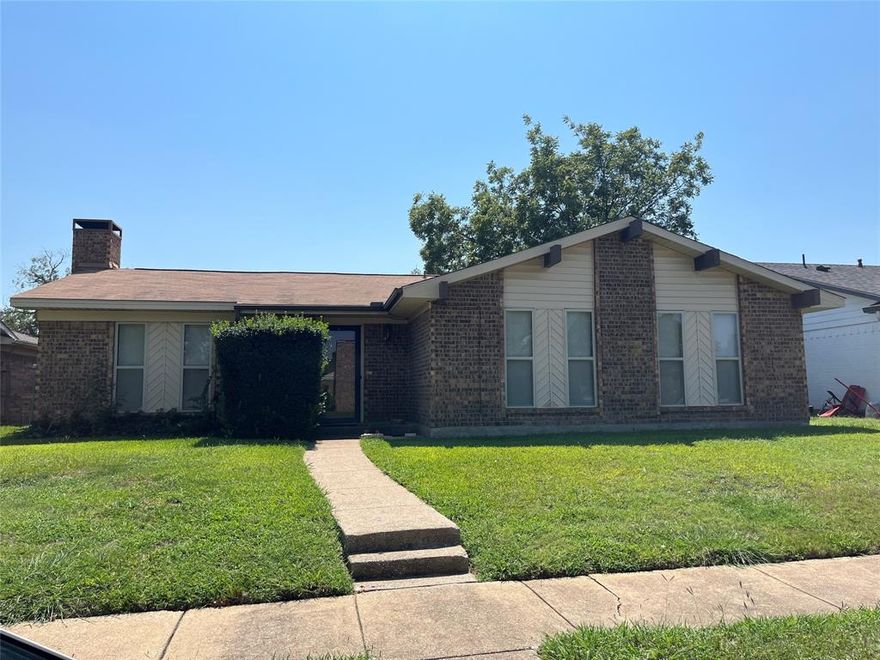 This well maintained home is located in the heart of North Garland with convenient access to 190 and Central Expressway. Home is near both Etheridge Elementary and North Garland High School. Features include a sparkling pool, new dishwasher, updated bathrooms, and 2 vehicle carport. Roof, air conditioning, heating, and windows are less than 10 years old. Plumbing has been converted from cast iron including the sewer line. Buyer or buyers agent to verify for all information.