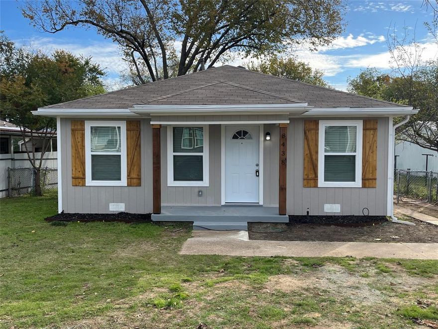 Charming 2 bedroom 1 bath  in an established neighborhood with mature trees. The open floor plan is perfect for family gatherings and entertaining. Large windows allow for plenty of natural sunlight. Kitchen offers beautiful white cabinets, double sink and stainless steel appliances. Spacious bedrooms and updated bathroom and fixtures. Beautiful luxury vinyl plank flooring throughout. Large fence in backyard. Close to major highways and shopping. A must see! Half off admin fee if moved in by January 31, 2024