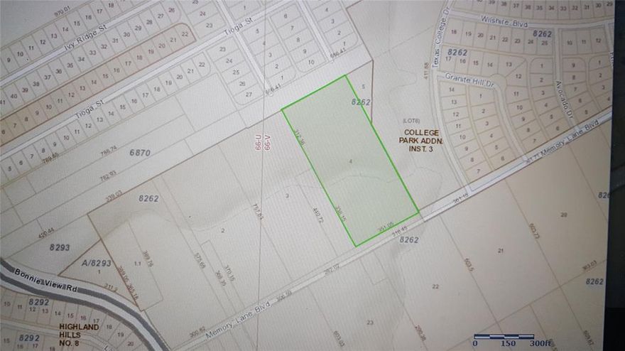 6 acres heavily treed lot that can be developed into a single family home subdivision. Best price for the area.