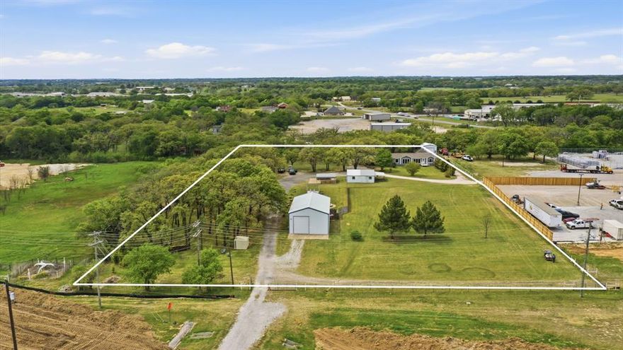 Prime Commercial or Industrial Investment Opportunity with Highway Frontage
1252 Ric Williamson offers an exceptional development site with significant highway exposure off Ric Williamson Memorial Highway. This approximately 3.916-acre property is strategically positioned near the intersection of Ranger Highway and the Ric Williamson Loop, providing excellent visibility and easy access to I-20 (less than 2 miles away).
Key features include:

Substantial frontage on Ric Williamson for maximum traffic exposure and signage potential
Existing improvements: 1,299 sq ft 3-bedroom, 2-bath home (recently remodeled), spacious shop warehouse building, double wide, outbuildings, and in-ground pool
Flexible zoning allowing commercial, industrial, warehouse, and related uses (buyer to verify with City of Weatherford)
Ideal for owner-user, redevelopment, or income-producing investment in a high-growth corridor

This property presents a rare opportunity for commercial or light industrial development in a rapidly expanding area west of Fort Worth. Strong traffic counts and prime location support retail, service, warehousing, or mixed-use potential.
Contact for more details or to schedule a showing.