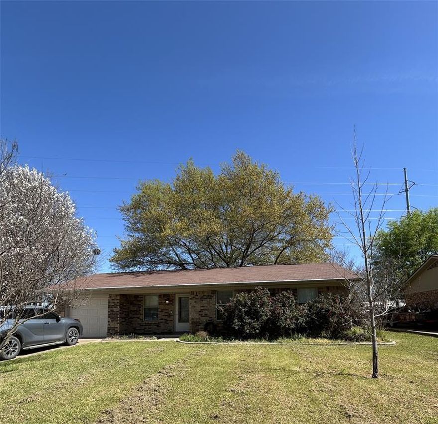 Remodeled, updated and waiting for you!  This 2 bedroom, 2 bath is perfect for getting started or downsizing.  Open floorplan offers huge living area with kitchen and dining area open for spacious family living.  The master bedroom was originally 2 rooms that have been combined to make a lovely, large bedroom with lots of space for a sitting area.  This bedroom has a small closet great for seasonal storage and a huge walk-in closet with double hanging area. The primary bathroom has a floor to ceiling large shower that is tiled and beautiful!  The second bedroom is across the hall from the second bath.  Laundry room has great space for your full size washer and dryer and with acceptable offer, seller is willing to leave.  Stepping out the back door you will enter the enclosed back porch.  This room is great for having a morning cup of coffee or enjoying the summer evenings without the mesquitos!  The windows open for a great breeze.  Prior owner had a window unit as this space was not considered part of the sf.  Come take a look at this wonderful home and make it your own today!!