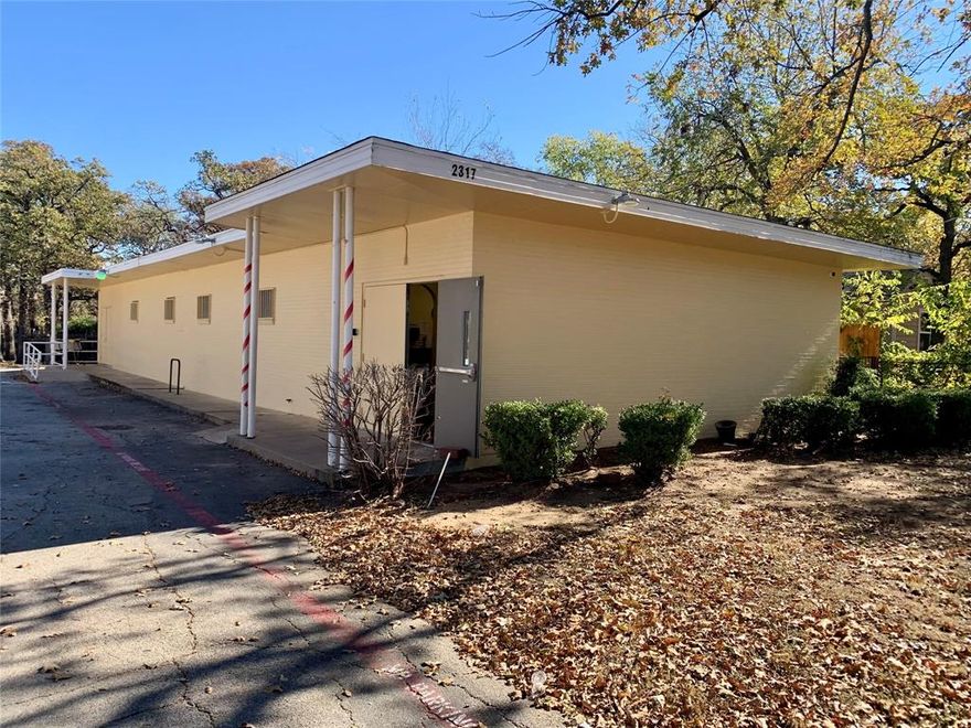 Discover endless potential of this centrally located commercial property in East Fort Worth with quick access to I-30 and Loop 820. Situated in a high-traffic corridor, this property offers exceptional visibility and convenience for clients, customers, and staff. Currently permitted as a daycare, the building features a spacious courtyard and ample parking, offering room to expand or adapt to your business needs. Its flexible layout makes it ideal for conversion into an event center, medical or dental office, wellness studio, or other creative commercial uses. Whether you’re an investor, business owner, or developer, this property offers the perfect blend of location, versatility, and opportunity to establish or grow your enterprise in one of Fort Worth’s most accessible areas.