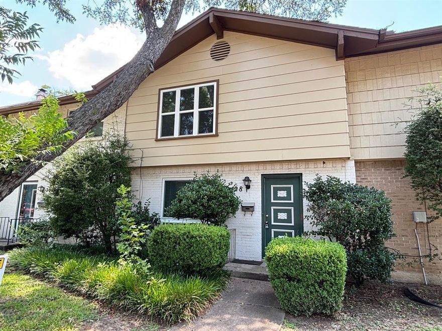 This lovely 2-story townhome is located in a beautiful, secluded neighborhood with 2 bedrooms and baths upstairs. The home was renovated in recent years including countertops, cabinets, dishwasher, ceiling fans, lights in hallway and the fence and gate were replaced. The interior was also repainted. Monthly Rent includes Water and Yard Maintenance.