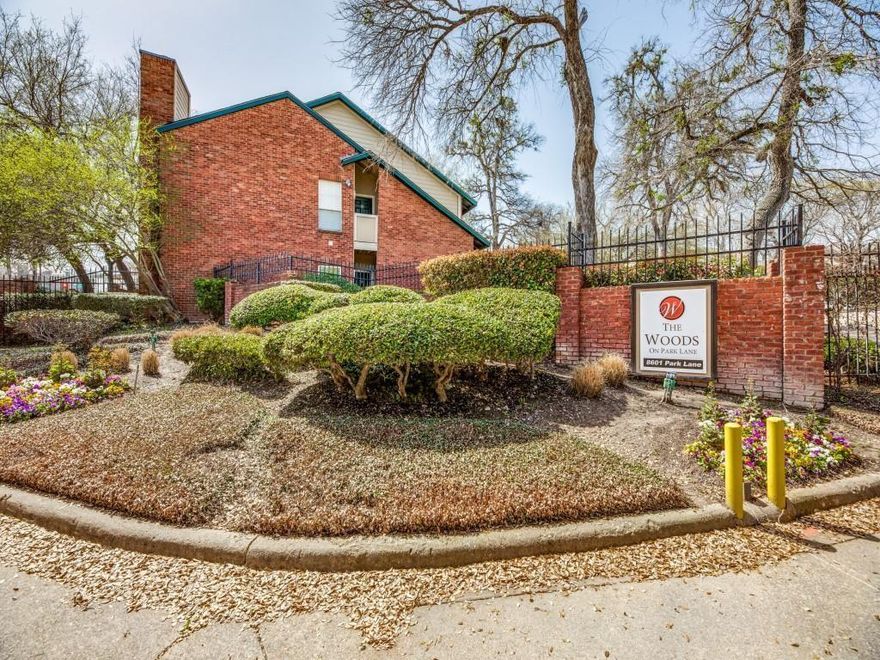 Beautifully renovated 2BD, 1BA condo in the heart of all things Dallas. Meticulously redesigned, maintained, and remodeled to include Kitchen and Bathroom, storage throughout, recessed lighting, with tasteful light and bright colors. Updated cabinets, Quartz countertops, open breakfast bar. Lovely finishes throughout. The spacious living area with fireplace and dining room combo is ideal for dinner gatherings. The home features an open layout filled with natural light, neutral tones, and stylish flooring. The kitchen seamlessly connects to the living area and boasts white cabinets, quartz countertops-perfect for cooking and entertaining. This is a gated community with reserved parking (covered). HOA maintains the grounds, including the gated entry, pool, & common areas. Quiet and serene location steps away from SOPAC TRAIL. This beautiful condo offers lots of comfort after a long day at work. Both bedrooms are generously sized and offer direct access to the private outdoor patio, creating an ideal blend of indoor and outdoor living. Access to the clear community pool, and close proximity to shopping, dining, and major highways makes this home a true gem. With tasteful modern updates and a prime location, this condo is move-in ready and waiting for you to make it home.