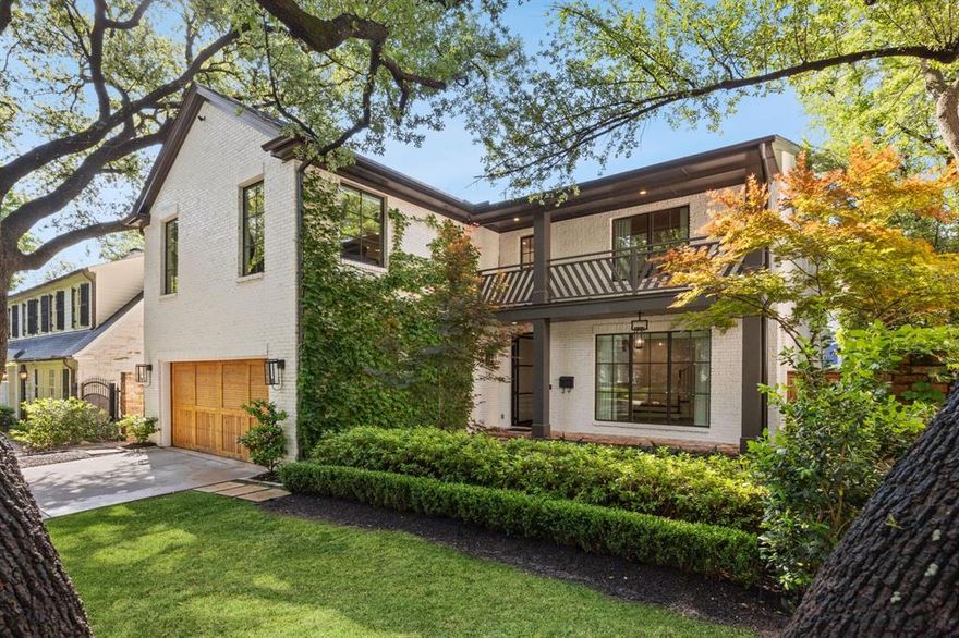 This gorgeous Highland Park traditional located in desirable Bradfield Elementary was completely taken to the studs and remodeled in 2021. The entry, flanked by the formal living and formal dining rooms, greet you with floor to ceiling windows, hardwoods and a custom steel front door. The stunning kitchen, features a Wolf range, quartzite countertops with a waterfall island, zellige tile, a walk-in pantry and custom vent hood overlooking the light-filled breakfast nook. A gracious family room, overlooks the pool and back patio. Upstairs, the spacious primary suite features a large walk-in closet and gorgeous bathroom with double vanities, freestanding tub and private water closet. Three additional guest rooms upstairs and a generous playroom complete this family friendly Floorplan. Additional features include a home generator, two powder baths, ample storage, Lutron shades, great size laundry room and mudroom upon entry from the garage.