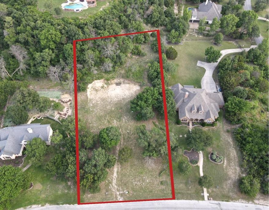Build your dream home on this stunning 1.02-acre lot located in the peaceful and established community of Stone Canyon. Nestled among mature trees and gentle natural elevation, this lot offers privacy, tranquility, and beautiful views.

?? Private water well installed
?? Access to community pool
?? Located within a well-maintained HOA

Enjoy the charm of a nature-filled setting with the convenience of being just minutes from schools, shopping, dining, and major highways. A rare opportunity to create your custom home in a desirable neighborhood that blends serenity with accessibility.

Don’t miss this rare opportunity to own a slice of tranquility in Fort Worth. Come explore the possibilities and bring your vision to life!