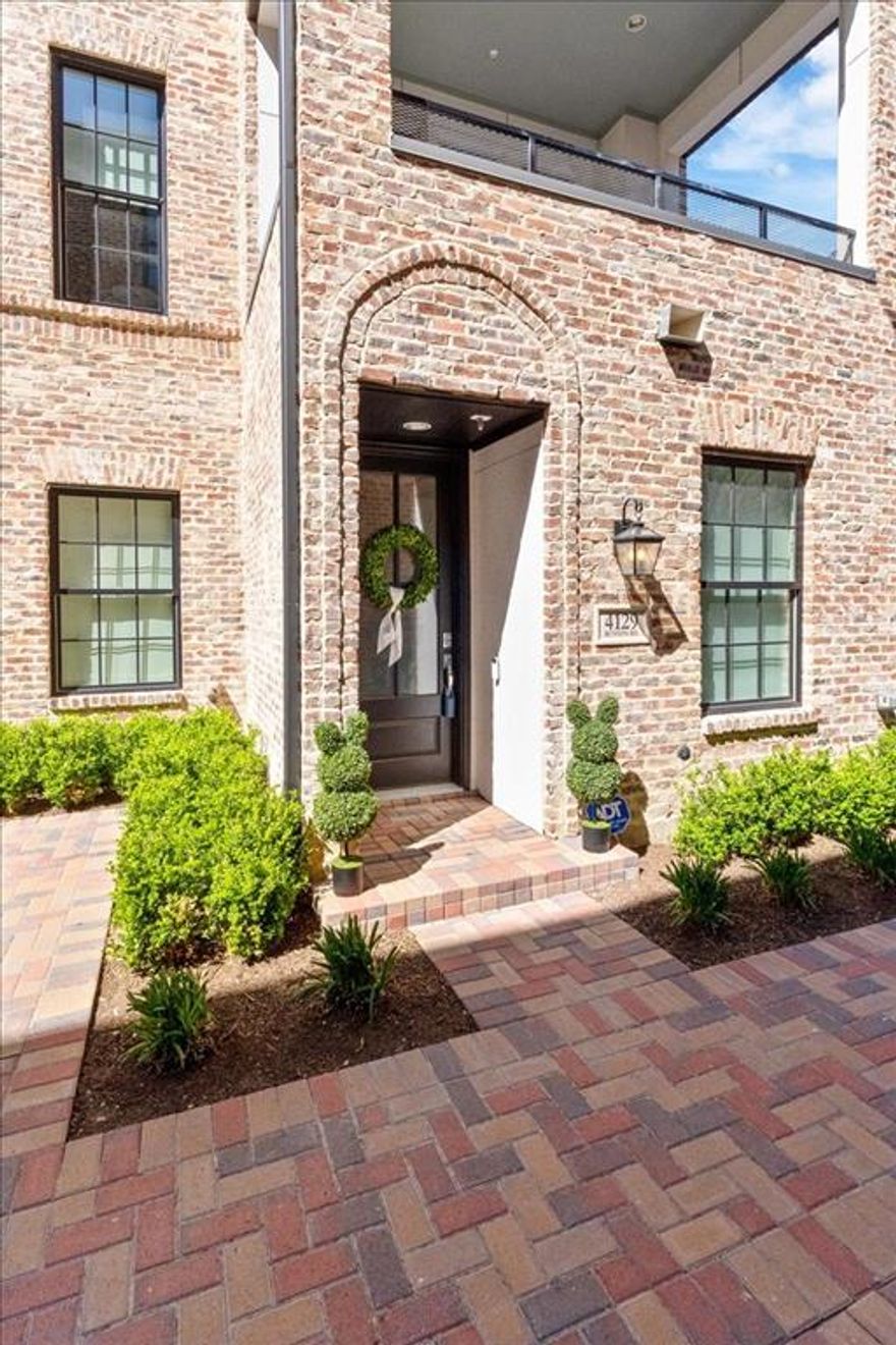 Modern living in the heart of Addison! Location, location, location. This stunning 3-bedroom, 3.5-bath corner-unit townhome offers an abundance of natural light and soaring 12-ft ceilings. Designed for contemporary living, the open-concept floor plan features hardwood flooring and high-end finishes throughout. The gourmet kitchen includes a large island, beautiful quartz countertops, and stainless steel Bosch appliances—perfect for everyday living and entertaining. Enjoy outdoor relaxation on the covered second-floor balcony.
The flexible first-floor bedroom can also serve as a private home office or guest suite. The spacious primary suite features a walk-in closet, dual sinks, and a luxurious walk-in shower. This home also comes with a builder’s transferable warranty, offering added peace of mind.
Conveniently located in the center of Addison with easy access to the Dallas North Tollway and LBJ Freeway, and just minutes from shopping, restaurants, and the Addison Athletic Club. The community also offers low HOA fees of just $145 per month. A perfect blend of style, comfort, and convenience.