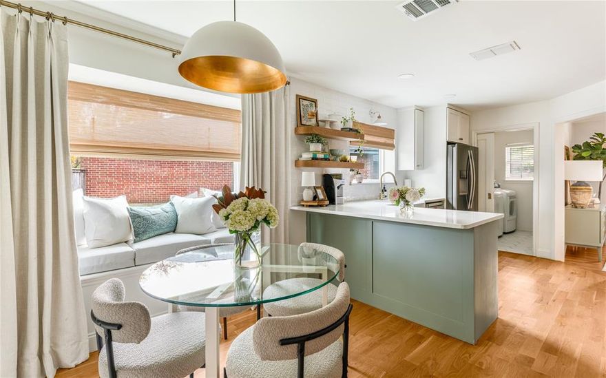 Welcome to this beautifully updated 3 bedroom, 2 bathroom home, perfectly situated on an expansive creekside lot with a sparkling pool. A rare combination of nature, privacy, and everyday luxury. Thoughtfully renovated by the owners who lived here for a decade, with intention, style, and care, this 2,125 sqft residence offers a warm and inviting atmosphere from the moment you step inside.

You’ll find two spacious living rooms, including a stunning second living area with a built-in wet bar, ideal for hosting gatherings or cozy nights in. The home also features two dining areas, giving you the flexibility to entertain effortlessly, enjoy family meals, or create a dedicated workspace.

The kitchen and interiors have been upgraded with timeless design choices, blending functionality with character. Large windows flood every room with natural light, highlighting the home’s beautiful flow and peaceful views of the creek and yard.

Step outside to your private oasis - an oversized yard with mature trees, lush landscaping, and a refreshing pool, offering the perfect setting for summer evenings, weekend lounging, and outdoor entertaining.

Located on a wonderful street with a true community feel, where the owners have loved hosting neighbors over the years.

This home is truly one-of-a-kind. An inviting retreat with personality, space, and an unmatched outdoor setting. A must-see for buyers seeking comfort, creativity, and connection to nature.