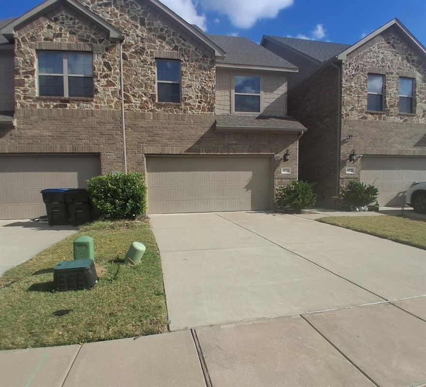 HUGE open layout townhome in Greenville Tx. Large, open floorplan with vaulted ceiling in the entryway and the staircase that leads you to the second level that features an oversized primary suite with primary bath offering a garden tub, separate shower, dual sinks, and a spacious walk in closet. Additionally, upstairs you will find an open game room separating the two remaining bedrooms, the utility room, and the second full bathroom. Attached 2 car garage, fenced back yard and more. Come take a look before it is gone.