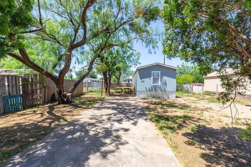 This property offers a great opportunity to enjoy extra space in a desirable location near Dyess Air Force Base. Set on a generously sized lot, the home provides plenty of room to spread out, create outdoor living areas, or simply enjoy the added privacy. The existing mobile home gives you a place to start, with the flexibility to update and make it your own over time. With its convenient location and spacious setting, this property is full of potential to truly feel like home.