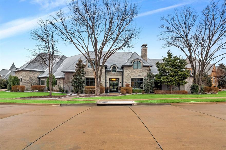 From its French Eclectic-style architecture and meticulously manicured grounds to its modern designed interiors, this estate dazzles inside and out. The clad steel and glass doors lead to a striking entry with gleaming select marble flooring, and a magnificent view through a cascading glass joint wall. European Walnut hardwood flooring with a smooth finish pair with decorative imported tile throughout. The spacious kitchen has been adorned with sleek stainless-steel appliances. In addition to a game room with a wet bar, theatre room, powder bath, and a guest bedroom with a fully en suite bath, the first floor houses the luxurious primary suite, where expansive east facing windows with flood the space with natural light. The amenities continue outside, where a resort-style pool and spa share space with a large terrace and ample room to entertain a crowd. There is also a separate guest house-cabana-art studio. You will all love this home for years to come.