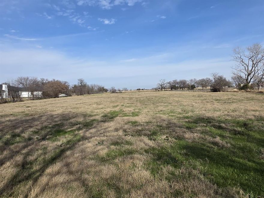 Prime 2.55-acre residential lot offering an exceptional opportunity in a fast-growing corridor near Denton, Little Elm, and Oak Point. This expansive tract provides the flexibility to build two separate homes—one positioned toward the front of the property and another toward the back—making it ideal for multi-generational living, extended families, or in-home care arrangements (buyer to verify). The land offers a deep layout, mature surroundings, and ample space to design private driveways, outdoor amenities, and custom residential layouts.

Located just minutes from the Polo Club, Little Elm Lake, and major retail and dining options along US-380 and FM 720, this property combines peaceful living with everyday convenience. The surrounding area continues to experience strong residential demand and development, making this a standout opportunity for builders, investors, or families seeking acreage close to city amenities.

Whether you’re planning a custom estate, dual-home setup, or long-term investment, this versatile 2.55-acre lot delivers location, flexibility, and long-term value in one of the region’s most desirable growth areas.