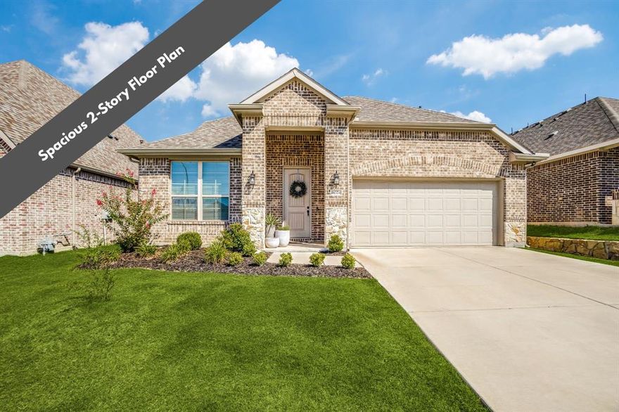 New price on this spacious, like-new home in Seventeen Lakes.

Built in 2019, this spacious two-story home offers the benefit of a newer build with modern systems, finishes, and energy efficiency compared to many homes in the area. The well-planned layout features open gathering spaces, flexible living areas, and exceptional storage throughout.

The bright kitchen serves as the heart of the home with white quartz countertops, subway tile backsplash, five-burner gas range, and durable luxury vinyl plank flooring, all flowing seamlessly into the main living and dining areas—perfect for entertaining or everyday use.

The private primary suite is conveniently located on the main floor, creating a comfortable retreat separate from the secondary bedrooms. Upstairs, three generously sized bedrooms with oversized walk-in closets are complemented by a large game room that works beautifully as a media room, play area, or home office.

Storage is a standout feature with an oversized laundry room offering space for an extra refrigerator or freezer plus two attic spaces, including a large walk-in attic.

The covered patio opens to a spacious backyard that backs to open utility space with no homes directly behind, creating added privacy and a relaxing space for outdoor activities.

Smart home features include an Ecobee thermostat and Brilliant smart home system, allowing convenient control of lighting, climate, and automation.

Located in highly regarded Northwest ISD and zoned to Cox Elementary and Byron Nelson High School. Residents of Seventeen Lakes enjoy scenic walking trails, community lakes, and resort-style pools. Sellers note the quiet location, friendly neighbors, and welcoming community are part of what makes this home so special.

With its flexible layout, modern upgrades, and desirable community amenities, this home is a great opportunity for buyers looking to settle into one of the area’s most sought-after neighborhoods.