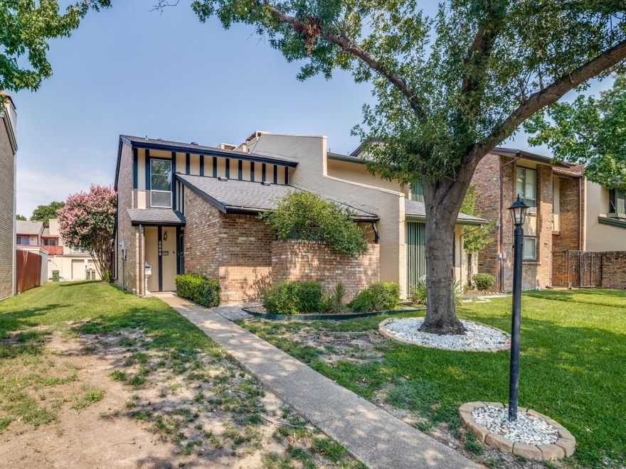 Updated 3 bedroom 2.5 bath townhome located right across the street from the neighborhood swimming pool, park with playground, basketball and tennis courts. It has a detached 2 car garage with storage shelves. 

New items:
Roof and roof vents, carpet, paint downstairs, water heater, fence, garbage disposal, bathroom fixtures in both full baths, master bathroom sink, Google Nest thermostat, and more.

The HOA fees are $97 per month which includes mowing the front and side yards, painting the exterior of the townhomes every 5 years, pool and park area maintenance etc.