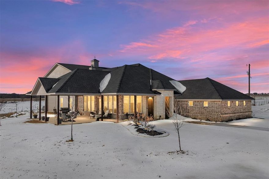 SPECTACULAR VALLEY VIEW MINI-RANCH OFFERING SPACE, FREEDOM & MODERN COMFORT

Welcome to a truly exceptional Valley View mini-ranch blending refined country living with modern infrastructure. This thoughtfully designed custom home features the primary bedroom and two secondary bedrooms on the first floor, highlighted by a show-stopping, boutique-style primary closet. The second floor offers a fourth bedroom with a full bath, plus a game room and an additional bonus room or office, providing flexible space for guests, work, or play.

The land is ideal for cattle, chickens, goats—or whatever your heart desires—with an existing agricultural exemption for cattle and hay. A dedicated water line to the livestock trough supports efficient daily operations.

Offering long-term flexibility, existing deed restrictions allow the 20-acre tract to be subdivided into four 5-acre tracts in the future, creating generational or investment opportunities.

The property includes a spacious WORKSHOP or Hobby Garage which is ideal for a boat, camper, or trailer, measuring just under 54 feet long and 20 feet wide. Designed for ease of use, the shop offers drive-through access with a 14-foot-wide by 14-foot-tall front door and a 14-foot-wide by 12-foot-tall rear door. Inside, a 20-foot ceiling enhances usability, while an additional 182 square feet of side storage plus an additional 1000 square feet above  providing valuable space.

The property is equipped with fiber-optic internet, a PEX water line system, and exceptional storage throughout, including approximately 1,000 square feet of storage with a lift above the workshop. A tractor, Gator, and additional farm equipment will also be offered for sale, creating a rare turnkey opportunity.

This is more than a home—it’s a lifestyle with room to grow. Properties like this are rare. Schedule your private showing today and experience what makes this Valley View mini-ranch truly special.