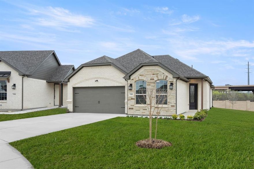 MLS# 21098078 - Built by Ladera Living - Ready Now! ~ Enjoy the Convenience of a Lock & Leave Lifestyle. Discover the ease of active 55 living in this vibrant community designed for comfort, connection, and carefree enjoyment. Residents have access to an impressive array of amenities, including pickleball courts, a sparkling pool, fitness center, indoor and outdoor gathering spaces, firepit, outdoor fireplace, dog park, putting green, scenic walking trails, and The HUB — a social hub for community events and get-togethers. The Messina Plan is a beautifully designed single-story home that balances style and functionality. The spacious primary suite is privately tucked away on one side of the home, complete with a luxurious ensuite bath. A second bedroom with its own bath makes an ideal guest retreat. At the heart of the home, a chef-inspired kitchen opens seamlessly to the living and dining areas — perfect for entertaining family and friends. Enjoy your morning coffee on the covered patio and take advantage of the convenient two-car garage leading to a functional mudroom. Blinds are installed throughout the home for added convenience. Experience easy living, modern comfort, and a true sense of community — all in one place.