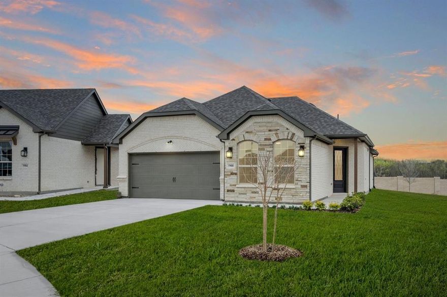 MLS# 21098078 - Built by Ladera Living - Ready Now! ~ The Messina , Easy Living, Designed for You Welcome to the Messina—a thoughtfully designed single-story home that brings together comfort, style, and the simplicity of a lock-and-leave lifestyle. With 2 bedrooms, 2 baths, and 1,452 square feet, this home is perfectly sized for living well without the extra upkeep. Step inside to an open-concept layout where the kitchen, dining, and living areas flow seamlessly together—creating a bright, welcoming space ideal for both everyday moments and entertaining. The chef-inspired kitchen keeps you connected, whether you’re hosting friends or enjoying a quiet night in. The private primary suite is tucked away for added peace and relaxation, featuring a spacious bedroom and a well-appointed ensuite bath. On the opposite side of the home, a guest suite with its own bath offers comfort and privacy for visitors. Step outside to your covered patio—the perfect place to start your morning or unwind at the end of the day. With blinds already installed and a convenient mudroom entry from the two-car garage, every detail is designed to make life easier. At Ladera Living, you’ll enjoy a vibrant, connected lifestyle with resort-style amenities, a welcoming HUB, and opportunities to gather, stay active, and build lasting friendships. This is low-maintenance living—so you can focus on what’s next.