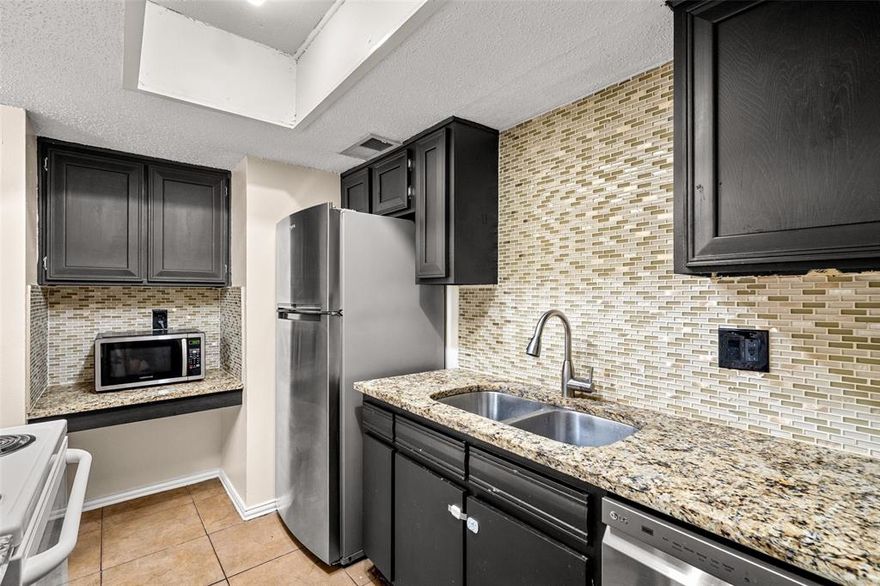 Well-maintained 2-bedroom, 2-bath second-floor condo featuring an open floor plan and numerous recent updates. Major improvements include new windows (2025), fresh interior paint (2026) and HVAC system (2022). The primary bathroom has been updated with a double vanity (2024). Additional updates include new ceiling fans (2023), dishwasher (2023), microwave (2025), and new showerhead in the primary bath (2025). Unit includes a full-size in-unit washer and dryer, a rare and highly desirable feature. Large bedroom windows provide great natural light, complemented by spacious closets. Enjoy low-maintenance living with HOA covering water, sewer, trash, landscaping, and all common areas. Convenient second-floor location offering added privacy in a fantastic location. Move-in ready with modern updates throughout.