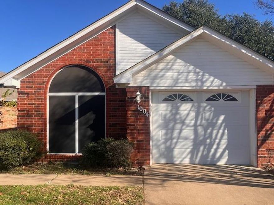 Discover the charm of **1004 Bull Run**, a delightful 3-bedroom, 2-bathroom single-family home in the welcoming Lee Meadows neighborhood. Built in 1987, this cozy residence offers approximately 1,150 square feet of living space on a low-maintenance lot, perfect for first-time buyers, small families, or investors seeking a comfortable and convenient North Texas gem.
Step inside to find a functional layout designed for everyday living, with ample natural light, spacious bedrooms, and two full bathrooms for added convenience. The home's single-story design ensures easy accessibility, while the established neighborhood provides a peaceful, family-friendly atmosphere.
Location is everything, and this property shines with its prime proximity to Denton's best amenities. Families will appreciate being in the highly regarded Denton Independent School District, with schools many within easy walking distance or a short drive. Higher education is just minutes away, with the vibrant campuses of the **University of North Texas (UNT)** and **Texas Woman's University (TWU)** offering cultural events, sports, and a lively college-town energy.
Everyday conveniences are right around the corner, including shopping and dining options along E University Drive and N Loop 288. Enjoy quick access to local parks for outdoor recreation, with Denton's extensive network of over 40 parks and trails providing plenty of green space for picnics, walks, and play—several just a short stroll from your doorstep.
Whether you're drawn to the academic buzz, community charm, or effortless lifestyle, 1004 Bull Run puts you at the heart of it all in one of Denton's most desirable areas. Don't miss this opportunity to call it home!