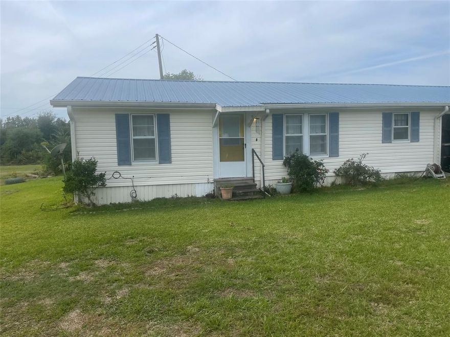 First time home buyer or investor. Looking for a home, with lots of land? Look no further, this home comes with 4 acres, in a quite peaceful area. Home qualifies for Rural Development.