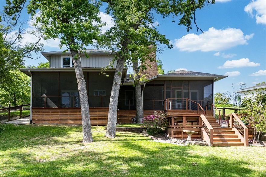 Welcome to 316 Oak Lane, a beautifully updated waterfront retreat in the highly sought-after Arnold Hills community on Cedar Creek Lake. Perfectly positioned just off of open water, this charming lake home offers wide open water views year-round, the ideal blend of relaxed lakeside living and, convenient access to everything the area has to offer. Inside, you’ll find an inviting and thoughtfully refreshed interior featuring fresh paint, new carpet upstairs, and a spacious open-concept living area anchored by a cozy brick fireplace. The stylish galley kitchen showcases shaker cabinetry and leathered granite countertops, creating a functional and attractive space for everyday living or entertaining. With two primary suites—each offering stunning water views—this home is perfectly suited for hosting guests or multigenerational living. Step outside to experience true lakefront living. Enjoy year-round relaxation on the screened porch or entertain with ease on the expansive wood deck overlooking the water. The private boathouse with party deck invites endless days of boating, fishing, and sunset gatherings, while the shaded yard with mature trees enhances the tranquil setting. Located in the desirable Arnold Hills neighborhood, residents benefit from a welcoming lakeside community known for its friendliness, charm and accessibility. Just minutes away, the vibrant dining and entertainment scenes of Tool and Seven Points offer a variety of local restaurants, marinas, and nightlife, making it easy to enjoy the best of Cedar Creek Lake living both on and off the water. Whether you’re searching for a weekend getaway or a full-time residence, 316 Oak Lane delivers an exceptional opportunity to own a slice of waterfront paradise in one of the lake’s most desirable communities.