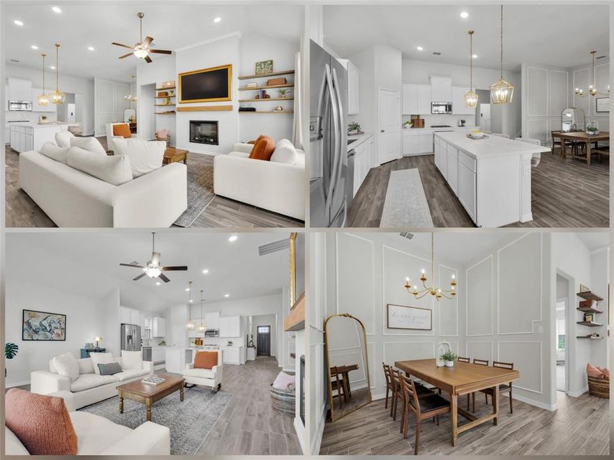 From the moment you step inside this home you will know it is something truly special. Every detail has been thoughtfully designed with upgrades that set it apart from the rest. This home offers four spacious bedrooms, three full baths, and two half baths with one upstairs and one downstairs, this makes entertaining and hosting guests effortless. The open concept living, kitchen, and dining areas make the home feel massive, and are filled with natural light and create a warm, welcoming space. The chef’s kitchen features a huge island and beautiful designer lighting, while the show-stopping living room is the perfect backdrop for gatherings. The primary suite is large enough for a sitting area. Upstairs, a private bedroom with en-suite bath that serves as an ideal guest suite or teen dream retreat. A large flex room or office with custom touches and a giant upstairs game room add even more space to enjoy. This one really does have it all. Located in Northwest ISD within the highly sought-after Berkshire community, this home sits on a private cul-de-sac lot with no backyard neighbors. Walking distance to Berkshire elementary and the ILT high school and just a short stroll to the pool, park, and clubhouse. This home combines comfort, style, and convenience. It is a must see in person.

The Berkshire community itself is just as impressive as the home. As you drive through, you are welcomed by beautiful statues, mature trees, and professionally designed landscaping. Walking paths wind past ponds and fountains, creating a peaceful and picturesque setting. With so much natural beauty and thoughtful design, Berkshire is a community that truly feels special.