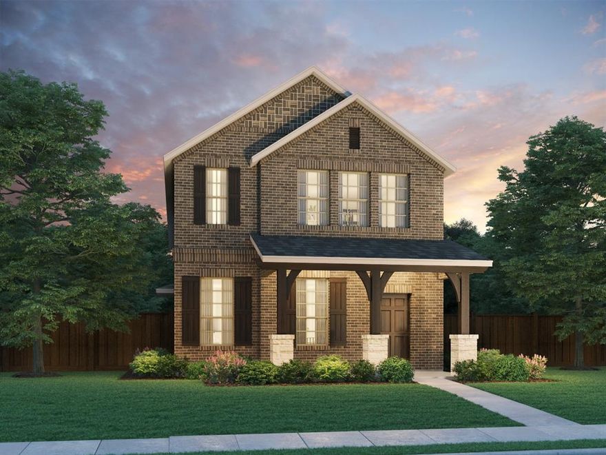 BRAND NEW energy - efficient home Apr 2026! The thoughtfully designed main level brings everyone together with an effortless open concept and useful features. White cabinets with veined white quartz countertops, light tan EVP flooring with light taupe carpet. New energy-efficient move-in ready homes in Dallas-Fort Worth include a washer, dryer, fridge, and whole home blinds, plus they can be closing-ready in 60 days or less–guaranteed. Enjoy a low maintenance lifestyle at Oak Ridge Park and experience amenities including a playground, greenspace, and trails, all with easy access to Corinth, Argyle, Flower Mound and Denton.