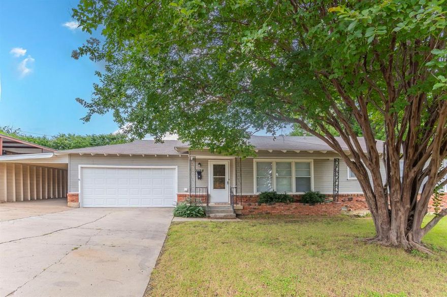 Charming, functional, and full of character—this 3-bedroom, 2-bath home in Birdville ISD checks all the boxes.

Step inside to original hardwood floors that bring warmth and timeless style. Outside, you’ve got space to spread out with a 2-car garage, an additional 1-car carport, and a versatile workshop—perfect for projects, storage, or hobbies.

The spacious backyard is ready for relaxing, entertaining, or enjoying those Texas evenings.

All of this in a desirable Haltom City neighborhood with easy access to schools, parks, and everyday conveniences.

Opportunities like this don’t last—schedule your showing today.