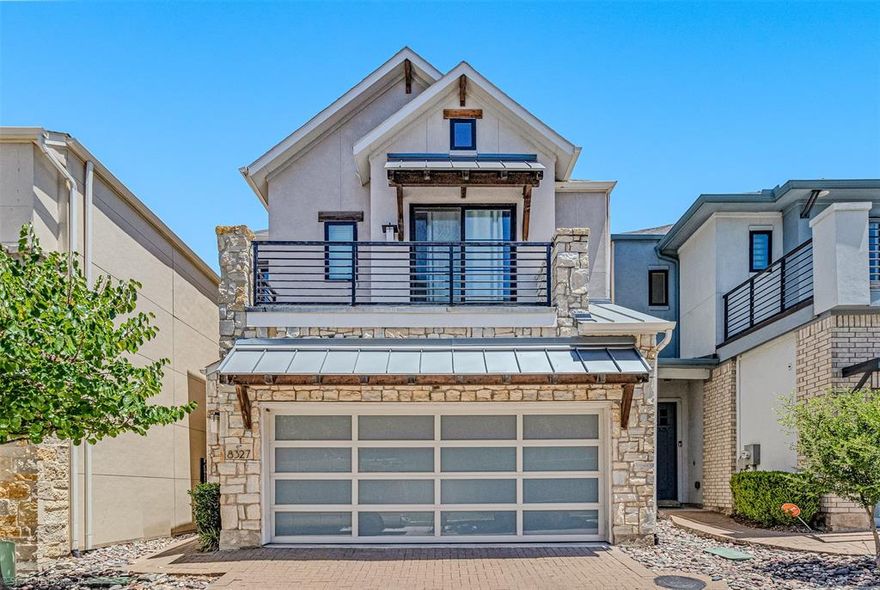 Live Boldly in This Modern Gated Community Retreat!
Discover this stylish, energy-efficient 3-bedroom, 3-bath home that perfectly blends luxury, comfort, and convenience. Step through the dramatic two-story foyer into a bright, open-concept living space filled with natural light and soaring ceilings.
The chef-inspired kitchen steals the show — complete with a large island, walk-in pantry, coffee bar, and premium finishes — ideal for hosting or unwinding after a long day.
Your main-floor primary suite offers a spa-like escape with elegant details throughout, while upstairs features two spacious bedrooms (one with a private balcony), plus a flexible office or game room. Enjoy seamless indoor-outdoor living with a covered patio, private turfed dog run, and quick access to the SoPac Trail for walking or biking. A full-size laundry room connects to a two-car garage for everyday ease.
The gated neighborhood includes resort-style amenities — sparkling pool, grilling stations, and chic lounge areas — all just 20 minutes from Downtown Dallas, shopping, and dining hotspots.
Don’t miss your chance to live where style meets simplicity — schedule your showing today!