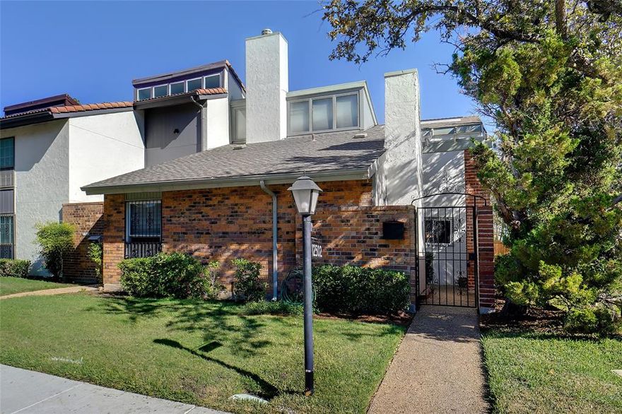 MOTIVATED SELLERS. ALL REASONABLE OFFERS TO BE CONSIDERED. Make this townhome your own with opportunity to remodel with your own choices at a reasonable list price.  Corner lot, with three (3) bedrooms and two (2) full baths all on the first floor.  Bedrooms are split for privacy.  Primary bedroom has fireplace and ensuite.  Large living room with fireplace that opens to the dining room.  Spiral staircase leads to open loft space for second, large living area.  Kitchen is separate.  Refrigerator, counter microwave, washer and dryer are included in the sales price.  Laundry is in hall closet near guest bedrooms and bath.  Backyard has wooden deck.  Detached, two car garage has alley access.  HOA fees include mowing grass and clean up of front yard, trash, and use of pools, tennis courts, and club house.  Cash and Conventional Loans are considered.  Townhome is being sold AS IS. Seller has survey, check transaction documents.
Buyer terminated contract due to personal financial situation.