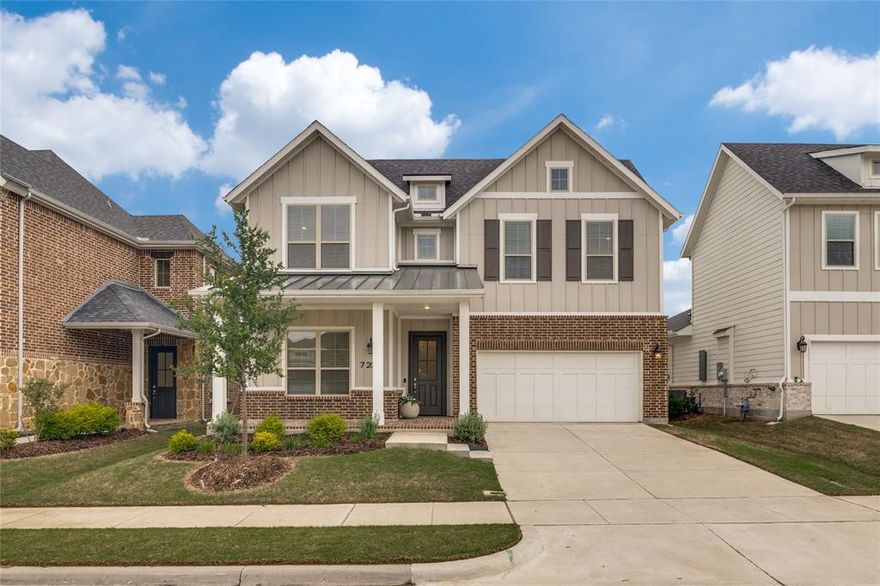 Welcome to 7208 Manhattan Dr, where it’s not just a home—it’s a lifestyle. Like-New and located on a peninsula of Lake Ray Hubbard, this beautiful property sits in the sought-after Bayside community, offering the perfect blend of modern living and lakeside charm. With over 3,400 square feet, this spacious home features 5 bedrooms and 4 full baths, including two bedrooms on the main level. The open-concept design creates a seamless flow between the kitchen, dining, and living area, perfect for both everyday living and entertaining. Upstairs, you’ll find an additional living space that offers endless possibilities for a game room or media room. Step outside and enjoy both a welcoming front porch and a relaxing back patio. Just beyond your door, Bayside offers scenic walking paths along the lake, creating a peaceful, resort-style setting. Conveniently located just minutes from The Rockwall Harbor, you’ll have easy access to waterfront dining, entertainment, and live summer concerts. Downtown Rockwall is also nearby, featuring local boutiques, farmers markets, and some of the area’s best dining options. This home offers the perfect combination of space, style, and location—making it more than just a place to live, but a place to truly enjoy life.